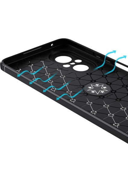 Huawei Nova 9 Se Kılıf Tcmk Ravel Silikon Kapak-Siyah-Mavi fırsatları