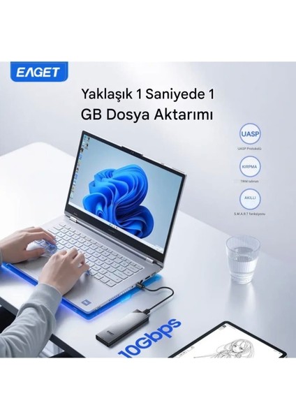 SE630D M2 Nvme+Sata Muhafaza Kutusu Çift Protokol Ce Lisanslı 2280/2260/2242/2230/ 10Gbps 3.2 Yüksek Hızlı Son Nesil Teknoloji Metal Sağlam Orjinal Şık Tasarım indirimleri