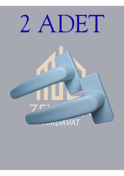 Plastik Kare Pencere Kolu Çift Yönlü Üstaçılım Için Uygundur.[ 2ADET ]