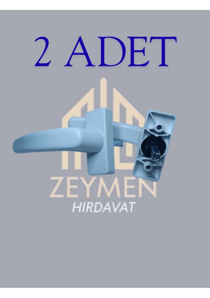 Plastik Kare Pencere Kolu Çift Yönlü Üstaçılım Için Uygundur.[ 2ADET ] fiyatları