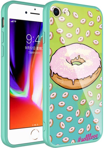 iPhone 7 Kılıf Kamera Korumalı Desenli Sert Silikon Tcmk Epoksi KAPAK-NO12