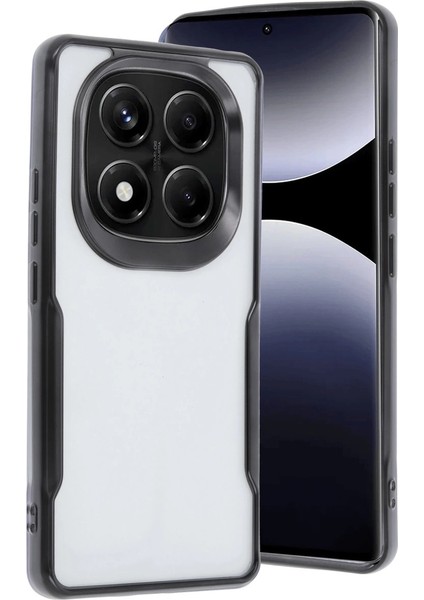 Xiaomi Redmi Note 14 Pro Plus Kılıf Boyi Silikon Kapak - Siyah