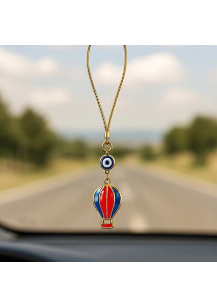 Nazar Boncuklu Renkli Balon Tasarımlı Araba Dikiz Ayna Süsü modelleri