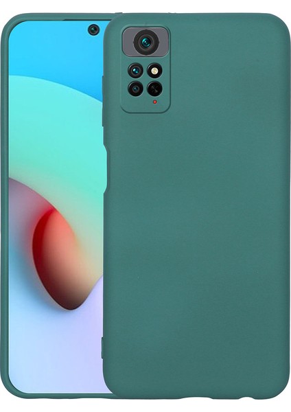 Xiaomi Redmi Note 12 Pro 4g Kılıf Tcmk Mara Laaakan Kapak-Koyu Yeşil