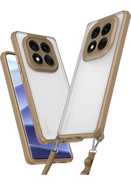 Xiaomi Redmi Note 14 Pro 5g Kılıf Penta Silikon Kılıf - Çöl Titanyum