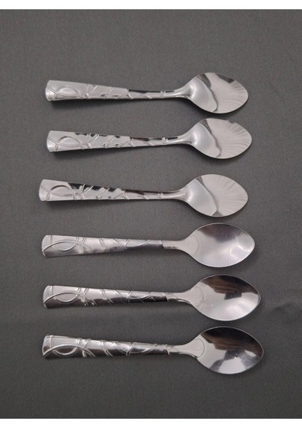 Çay Tabağı Metal ve Çay Kaşığı modelleri