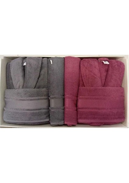 Colourist K.gri-K.pembe Aile Seti Büyük Beden