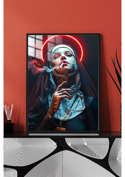 Savaşçı Prenses Tasarım Çerçeveli Metal Poster Tablo fırsatları