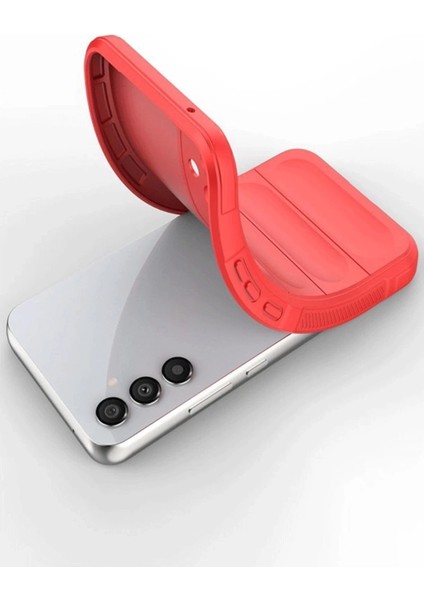 Samsung A56 Kılıf Optimum Silikon - Kırmızı fiyatları