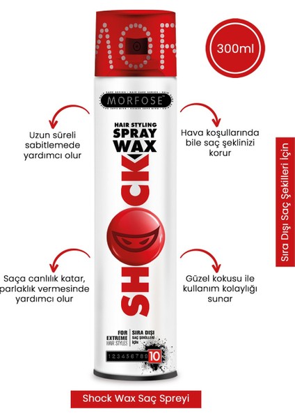 Shock Saç Spreyi 300ML