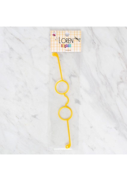 Loren Plastik Amigurumi Gözlük Sarı fiyatları