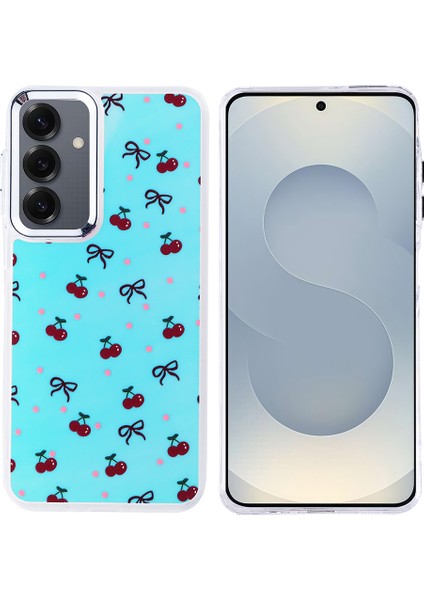 Galaxy S24 Kılıf Airbag Tasarımlı Tcmk Hadra Kapak - Kiraz