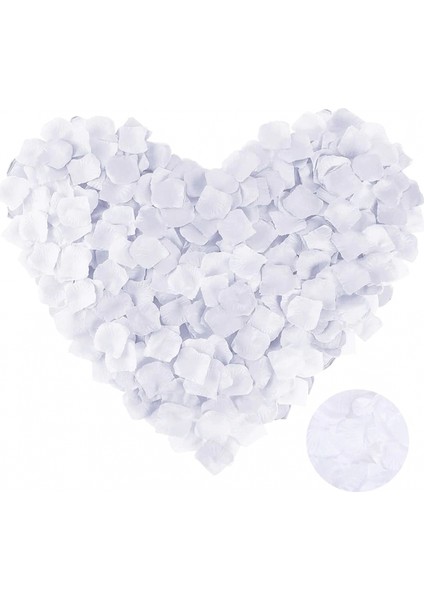 - Beyaz Renk Gül Yaprağı - 5 Paket 500 Adet