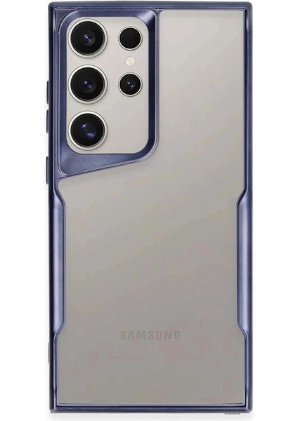Samsung Galaxy S25 Ultra Kılıf Boyi Silikon Kapak - Lacivert