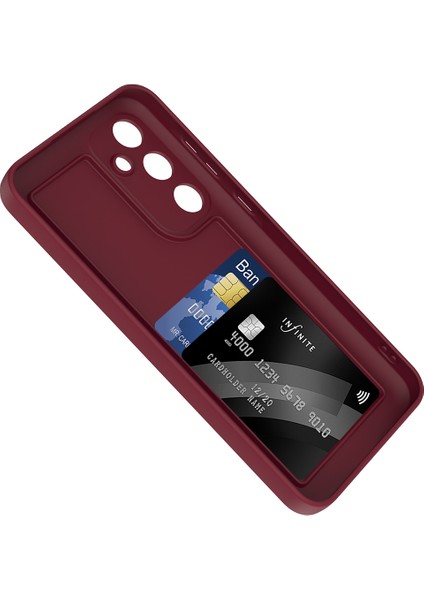 Galaxy A26 Kılıf Kamera Korumalı Kartlık Hazneli Tcmk Vitra Kapak - Pembe