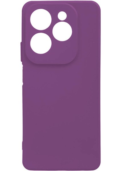 Infinix Hot 40 Pro Kılıf Tcmk Biye Silikon-Mor
