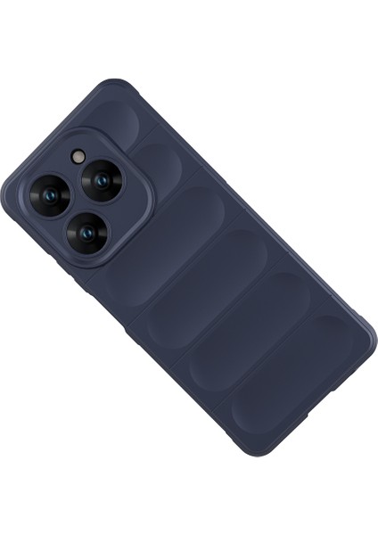 Tecno Spark 20 Pro 4g Kılıf Esnek Tpu Oyuklu Arka Yüzey Tasarımlı Tcmk Etnik Silikon Kapak - Siyah indirimleri