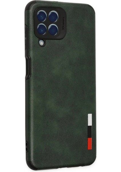 Ieg Samsung Galaxy M33 Kılıf Loop Deri Silikon - Yeşil modelleri