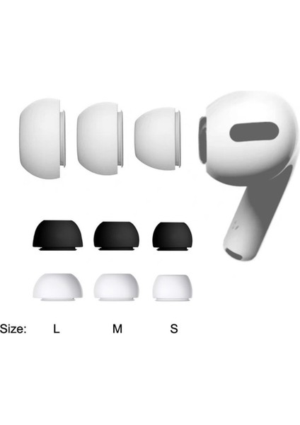 Apple Airpods Pro 3 Silikon Kulaklık Ucu Seti modelleri