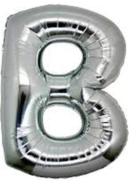 - Gümüş Rengi Folyo Balon 1 Metre