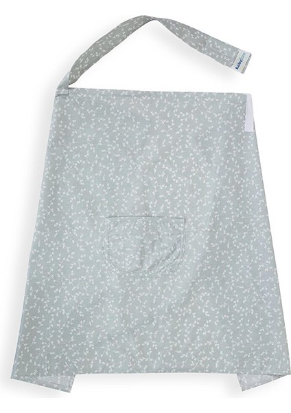 Cepli Emzirme Önlüğü - Yeşil Çiçek