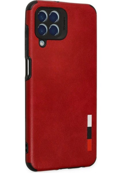 Ieg Samsung Galaxy M33 Kılıf Loop Deri Silikon - Kırmızı modelleri