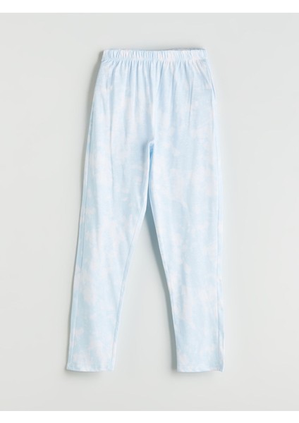 Yeni Sezon Beli Lastikli Kız Çocuk Pijama Alt