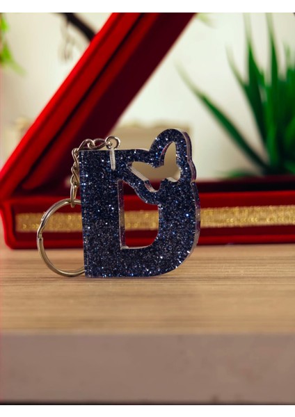 Harfli Anahtarlık Kişiye Özel Hediyelik Ürün El Yapımı Epoksi