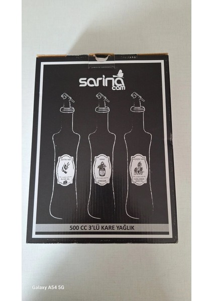 Yağlık Sirkelik 3lü Kare Cam Şişe 500 cc 3 Adet modelleri