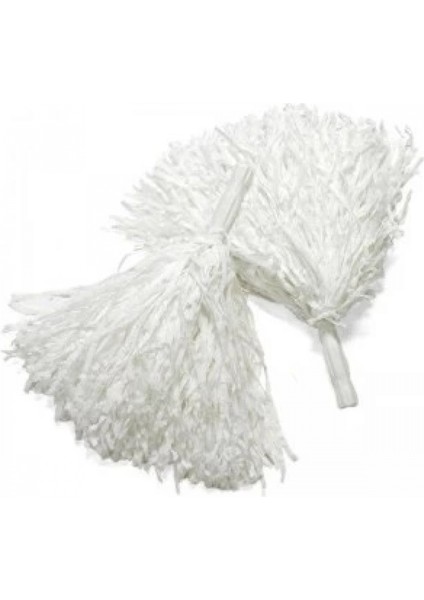 - Beyaz Renk Gösteri Ponponu Çift fiyatları