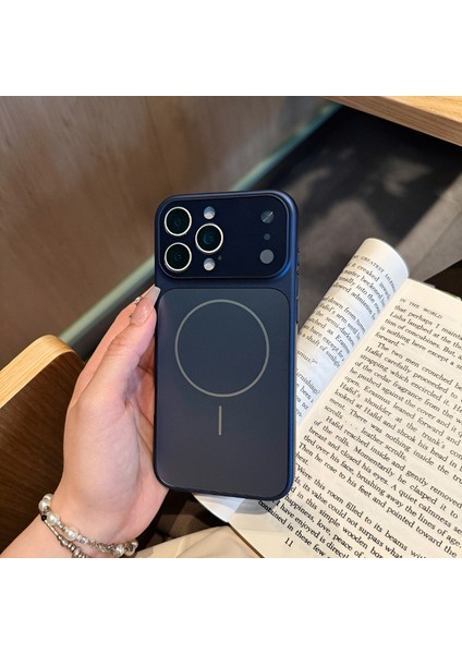 iPhone 13/14 Uyumlu MagSafe Özellikli 17 Görünümlü Kamera Korumalı ''AG Glass'' Premium Kılıf