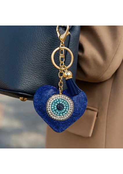 Kalp Nazar Boncuğu Anahtarlık – Şans ve Koruma Sembolü fiyatları