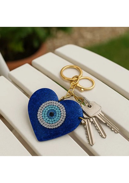 Kalp Nazar Boncuğu Anahtarlık – Şans ve Koruma Sembolü indirimleri