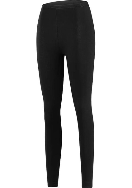 3636 Battal Likralı Kadın Uzun Siyah Tayt