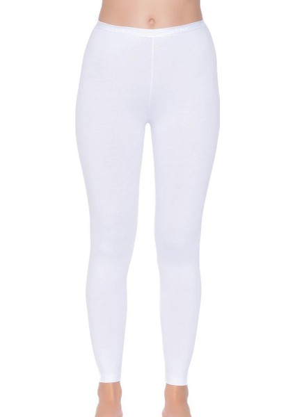 3645 Kadın Likralı Uzun Tayt Beyaz fiyatları