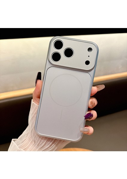 iPhone 13/14 Uyumlu MagSafe Özellikli 17 Görünümlü Kamera Korumalı ''AG Glass'' Premium Kılıf