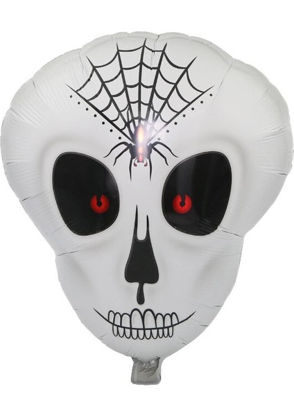 - Örümcek Ağ Desenli Iskelet Folyo Balon