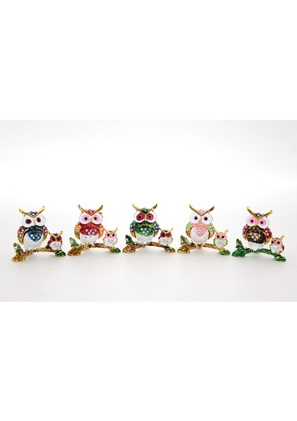 Swarovski 2'li Baykuş Model 2