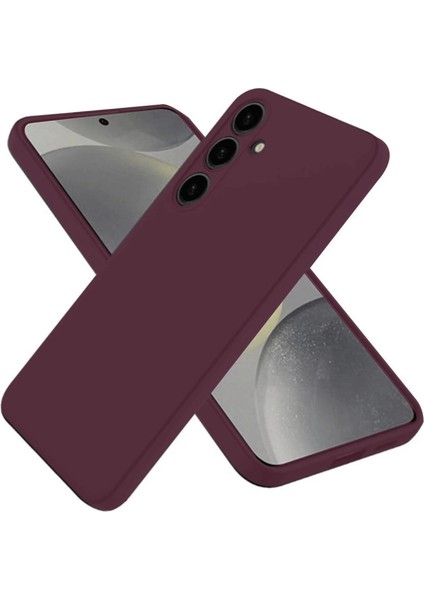 Samsung Galaxy A26 Kılıf First Silikon - Mürdüm