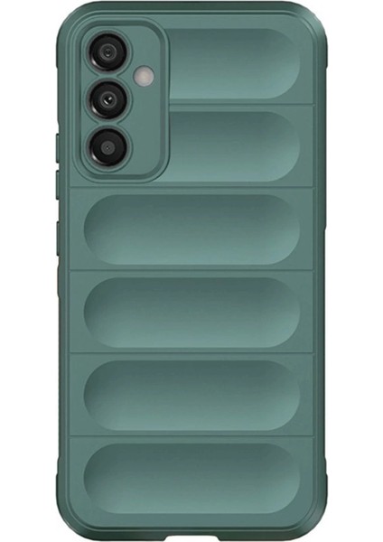 Samsung A56 Kılıf Optimum Silikon - Koyu Yeşil