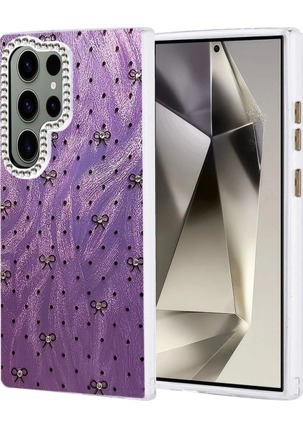 Ieg Samsung Galaxy S24 Ultra Kılıf Blade Aynalı Desenli Kapak - Desen 2