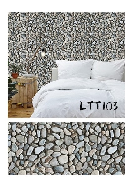 Çakıl Taşı Kaplama Kağıdı 3 Metre