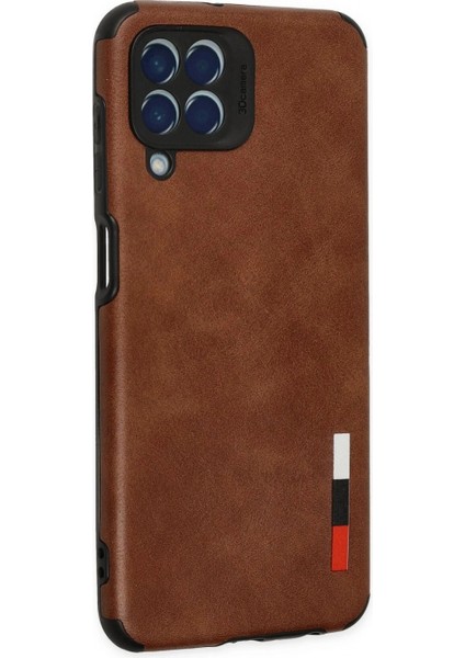 Ieg Samsung Galaxy M33 Kılıf Loop Deri Silikon - Kahverengi modelleri