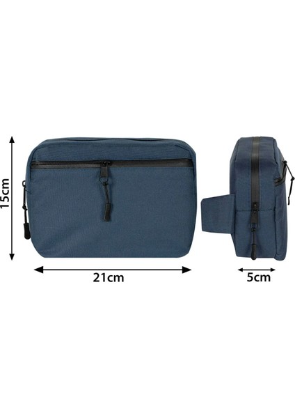 Yamha MT07 Logo Blue Bel Çantası Fermuarlı Lacivert Renk modelleri