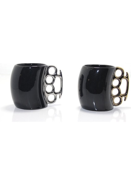 Porselen Muşta Tasarımlı Kupa Bardak