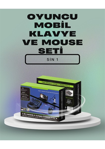 Mobil Oyunlar Için Klavye, Mouse ve Dönüştürücü Seti fiyatları
