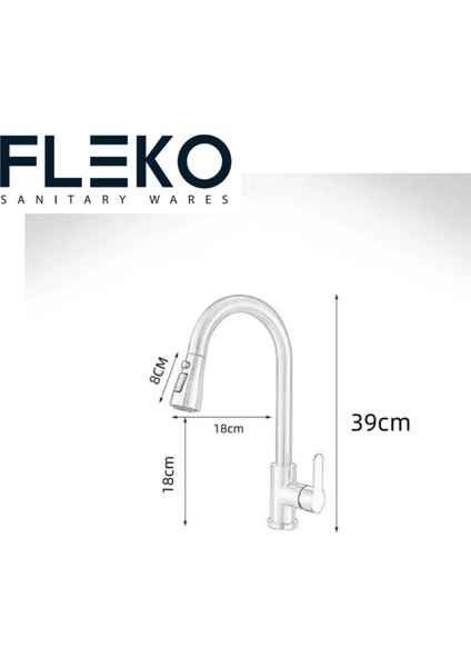 Krom Spiralli Mutfak Eviye Bataryası