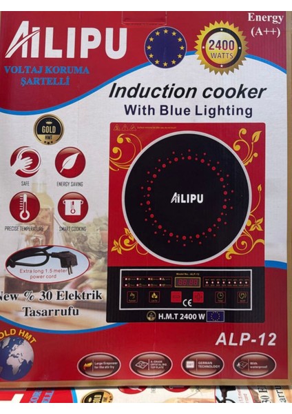 Ailipu Dokunmatik Tek Göz Elektrikli Indüksiyon Ocak Lazer Ocak