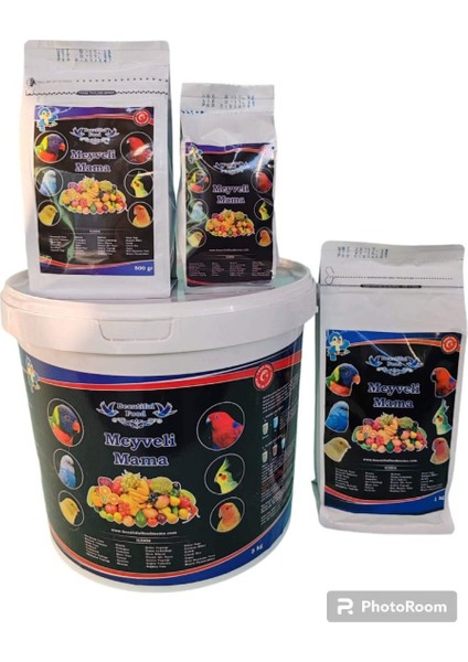 Meyveli 5 Kg(Kova) Beautiful Food Kuş Maması