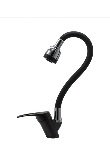 Siyah Krom Oynar Borulu Eviye Bataryası fiyatları